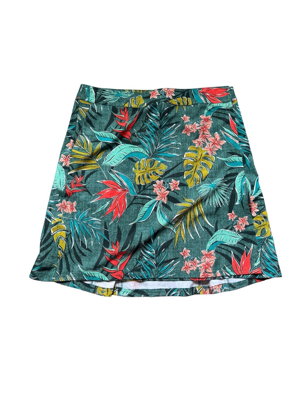 Rip Skirt Tropical Print A-Line Skirt - Bali Jungle M
